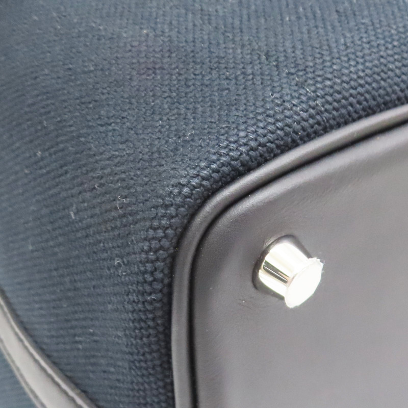 藍色 帆布 Picotin Cargo 18 手提包 K刻【HERMES 愛馬仕】-8