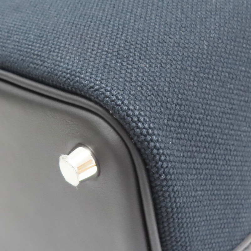 藍色 帆布 Picotin Cargo 18 手提包 K刻【HERMES 愛馬仕】-9