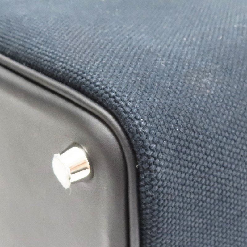 藍色 帆布 Picotin Cargo 18 手提包 K刻【HERMES 愛馬仕】-11