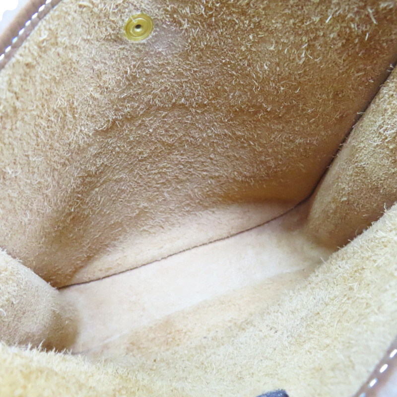 棕色 牛皮 Mini Evelyne 肩背包 Y刻 金扣【HERMES 愛馬仕】-4