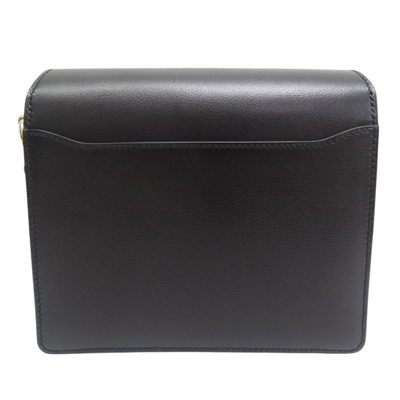 黑色 evercolor牛皮 Roulis mini 肩背包 W刻 金釦【HERMES 愛馬仕】-1