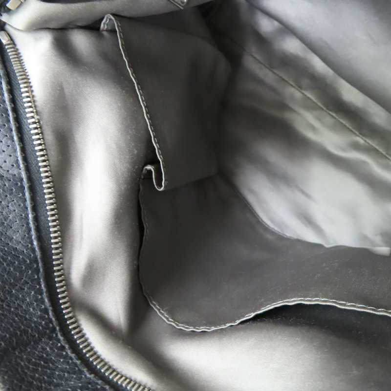 黑色 牛皮 銀鍊 肩背包【CHANEL 香奈兒】-5