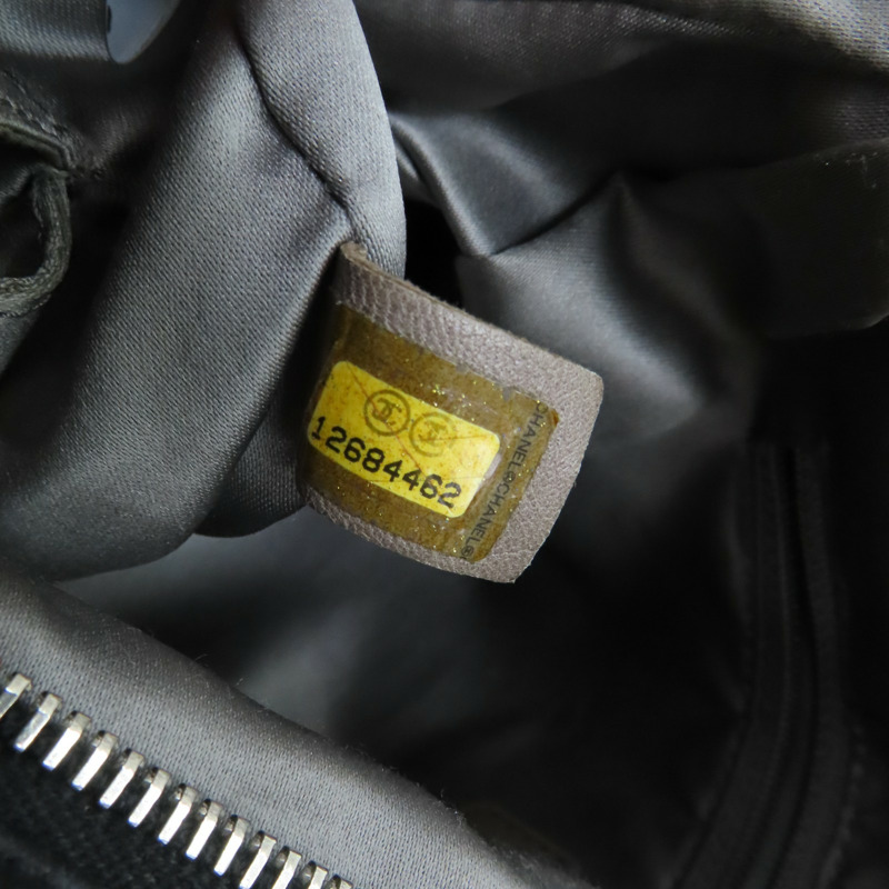 黑色 牛皮 銀鍊 肩背包【CHANEL 香奈兒】-9