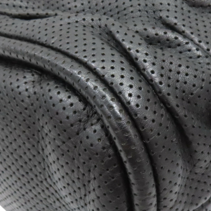 黑色 牛皮 銀鍊 肩背包【CHANEL 香奈兒】-17