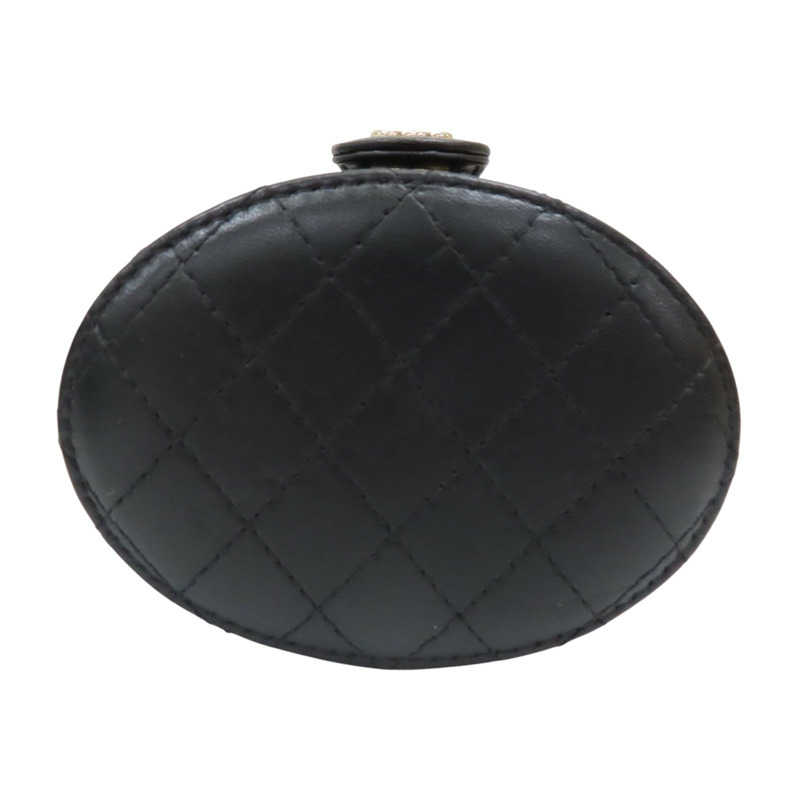 黑色 牛皮 Mini Vanity Coco Mark Patent 肩背包 AP1616【CHANEL 香奈兒】 AP1616-3