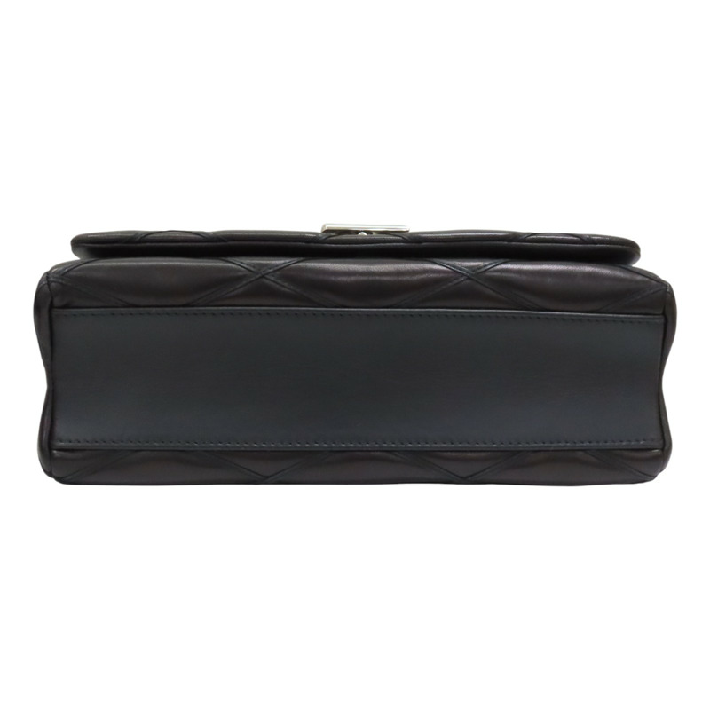黑色 羊皮 GO-14 bag 鍊帶 銀扣 肩背包【LOUIS VUITTON LV 路易威登】 M50298-3