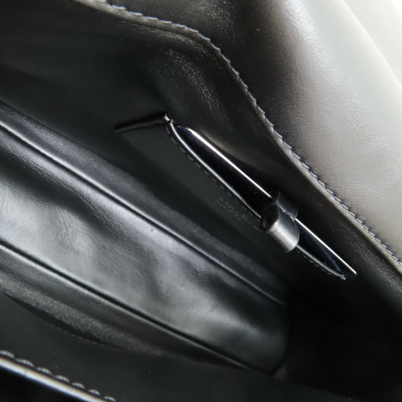 黑色 羊皮 GO-14 bag 鍊帶 銀扣 肩背包【LOUIS VUITTON LV 路易威登】 M50298-4