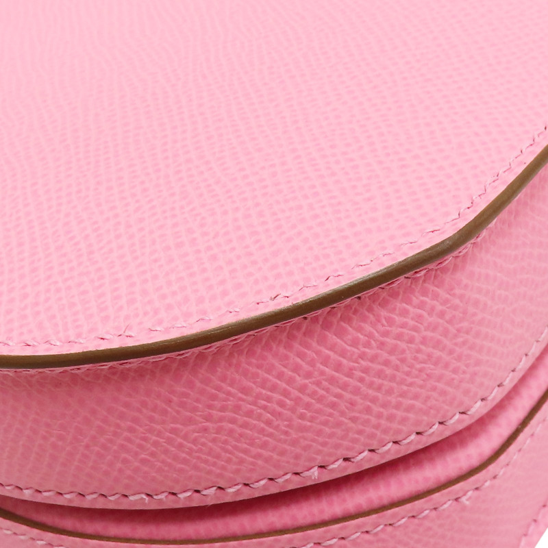 奶昔粉 Epsom牛皮 Mosaique 17 肩背包 銀釦 Y刻【HERMES 愛馬仕】-12