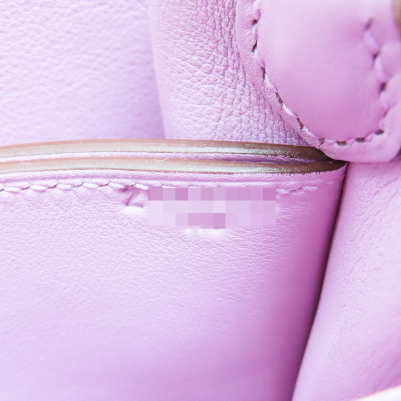 錦葵紫 Swift牛皮 Roulis mini 肩背包 Z刻 銀釦【HERMES 愛馬仕】-6