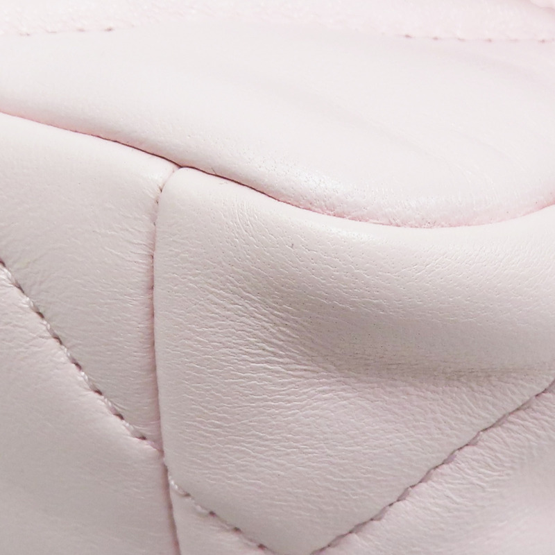 粉色 羊皮 19 26CM 鍊帶肩背包 金釦【CHANEL 香奈兒】 AS1160-11