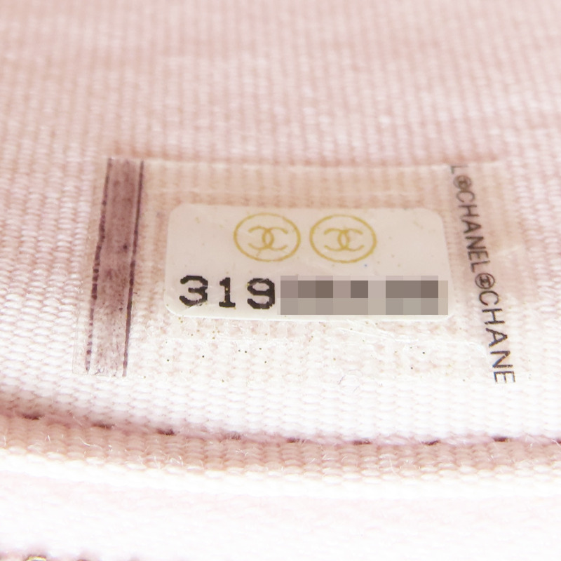 粉色 菱格紋 荔枝牛皮 Matelasse 化妝盒 鏈帶 肩背包 金釦【CHANEL 香奈兒】 AP1341-7