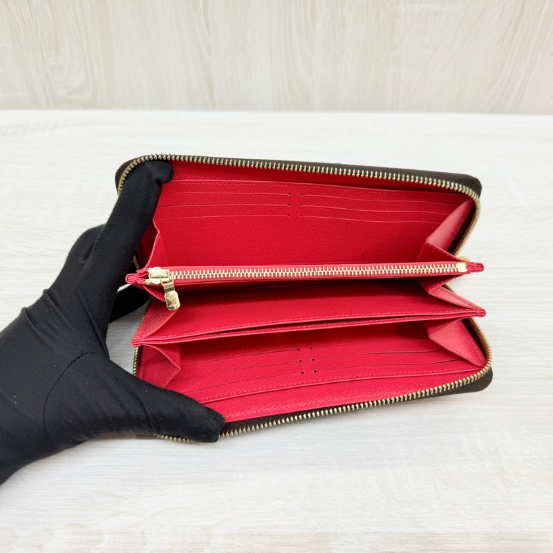 LV原花塗鴉渡輪ZIPPY拉鍊長夾M62135-8