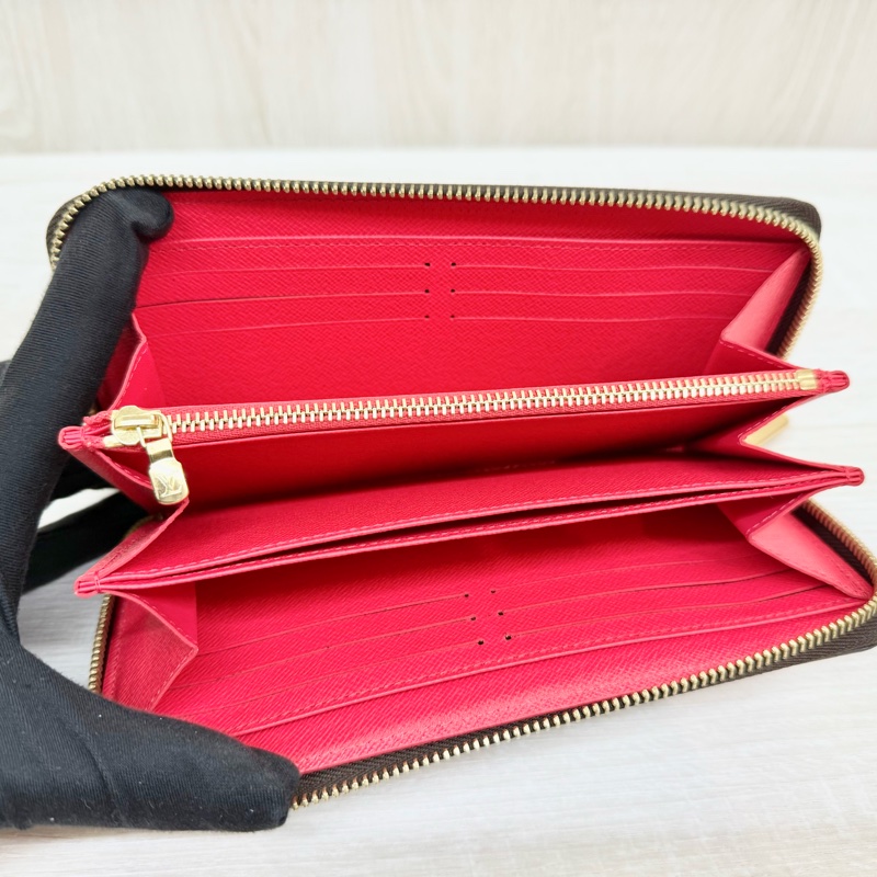 LV原花塗鴉渡輪ZIPPY拉鍊長夾M62135-9