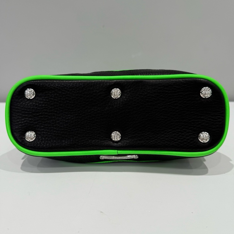 Chrome Hearts 克羅心 黑綠貝殼包-5