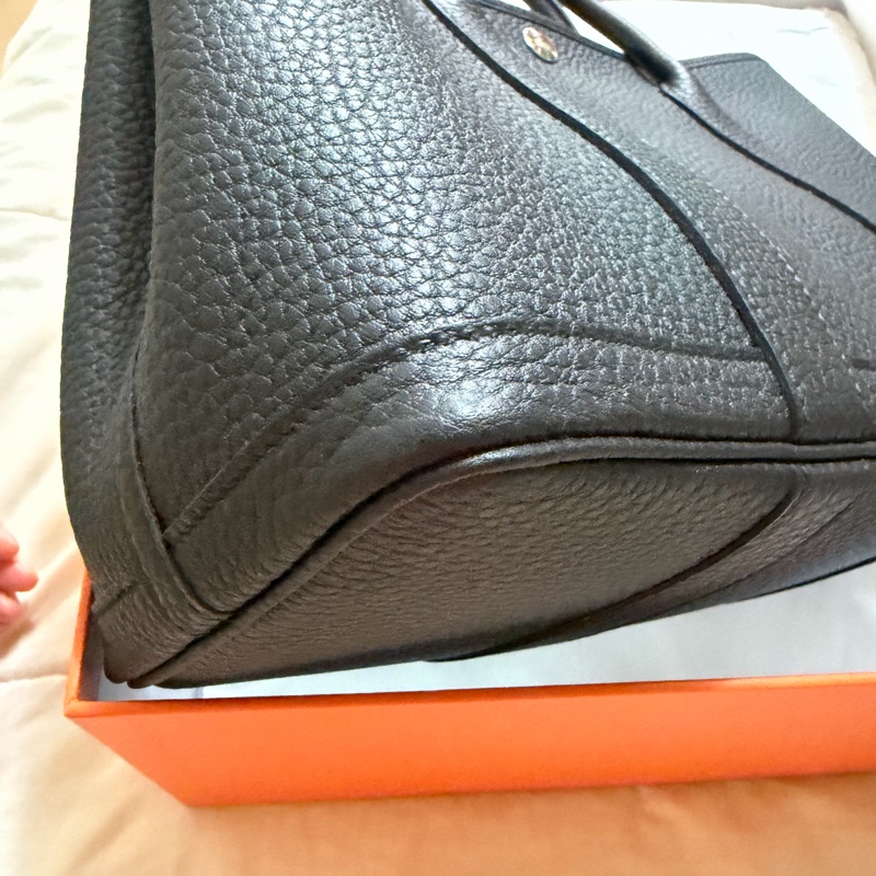 愛馬仕 Hermes Garden party 30 黑色-1