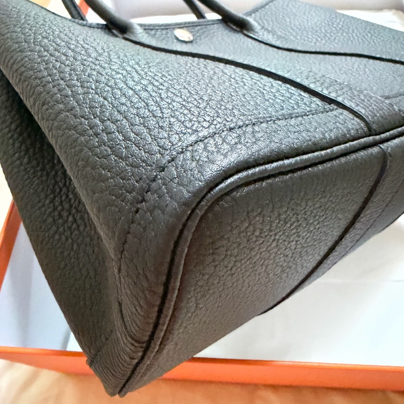 愛馬仕 Hermes Garden party 30 黑色-3