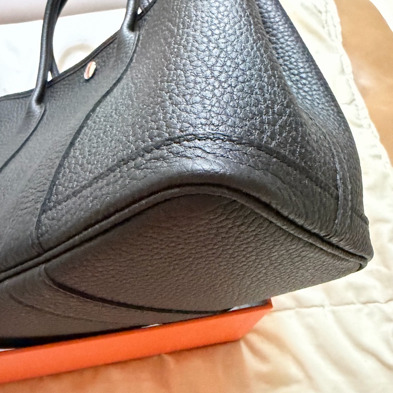 愛馬仕 Hermes Garden party 30 黑色-4