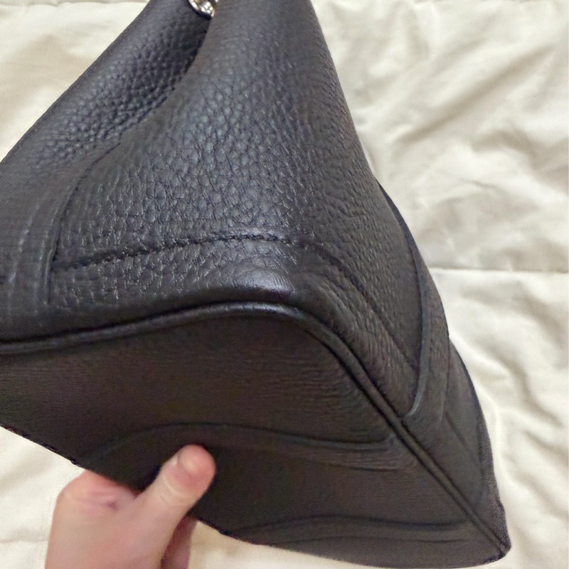 愛馬仕 Hermes Garden party 30 黑色-10