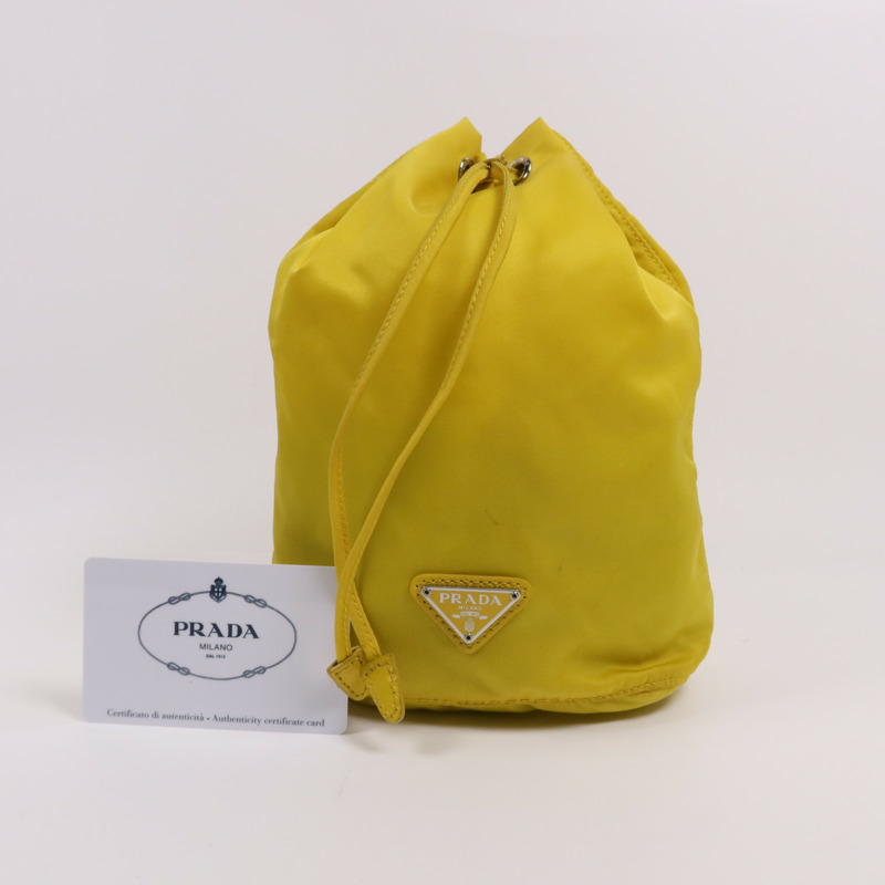 PRADA 尼龍Clutch Bag銀扣手拿包-6