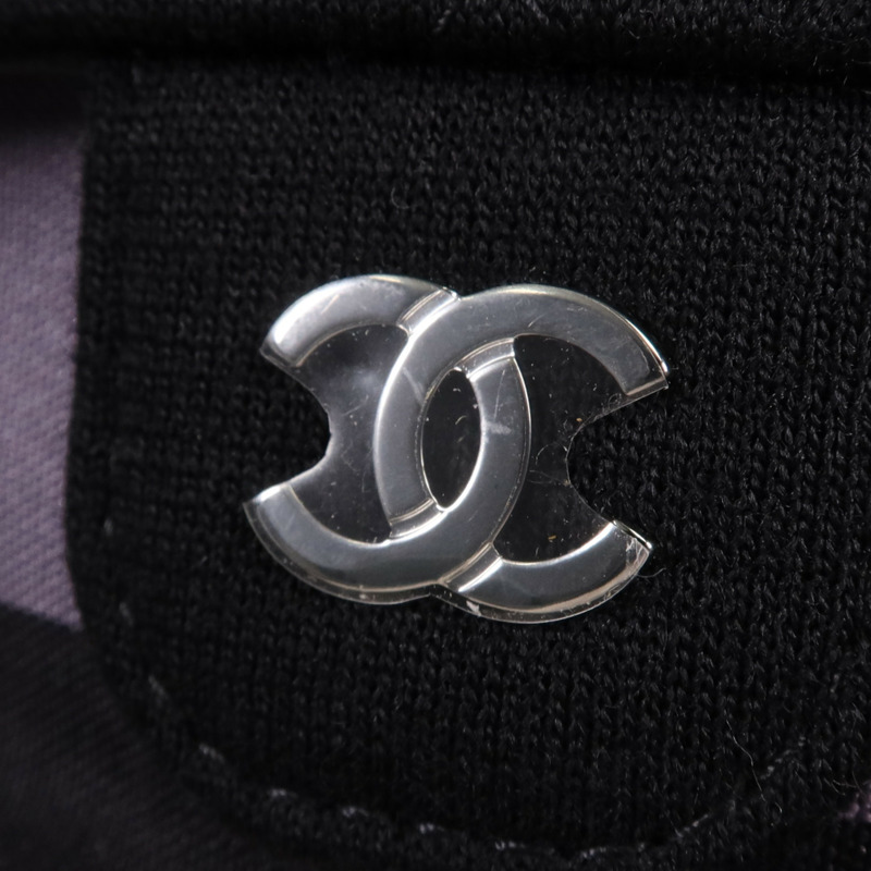 CHANEL 帆布Tote Bag銀扣手挽袋-13