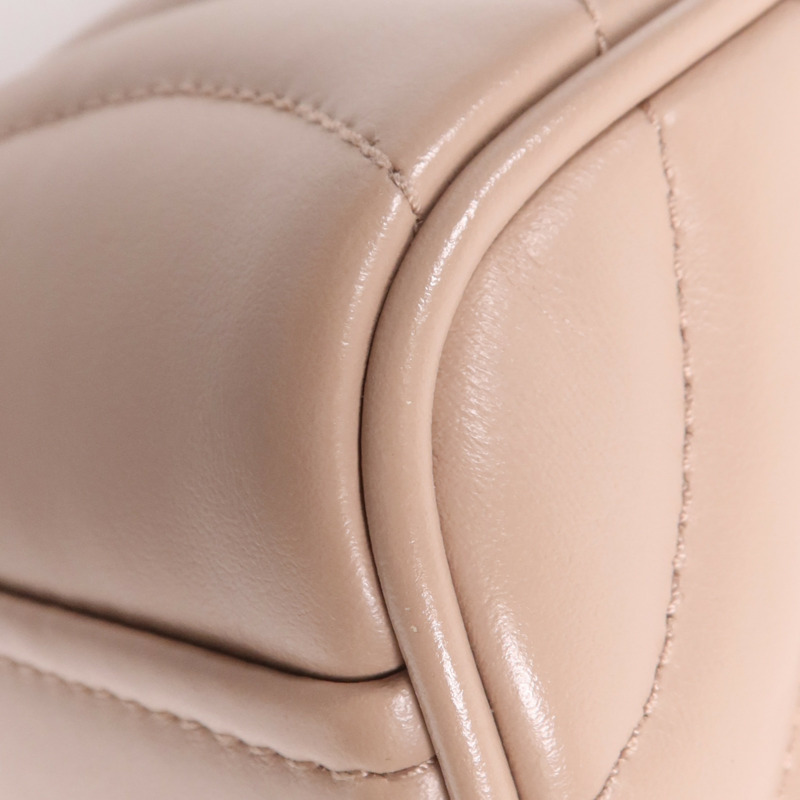 PRADA 牛皮皮革Shoulder Bag銀扣肩背袋-12