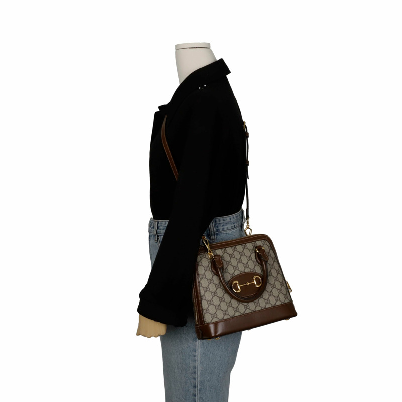 【包稅】GUCCI Horsebit 1955 小號手提單肩包 621220-8