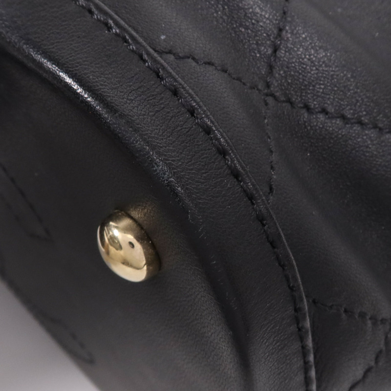 CHANEL 牛皮皮革Chain Shoulder Bag金扣鏈帶肩背袋-9