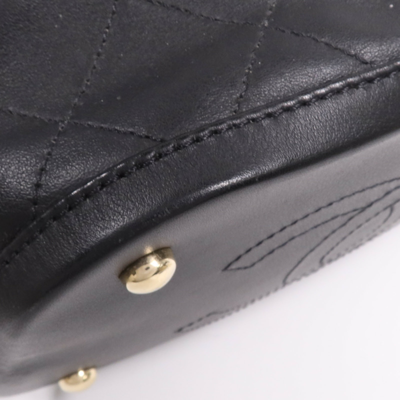 CHANEL 牛皮皮革Chain Shoulder Bag金扣鏈帶肩背袋-10