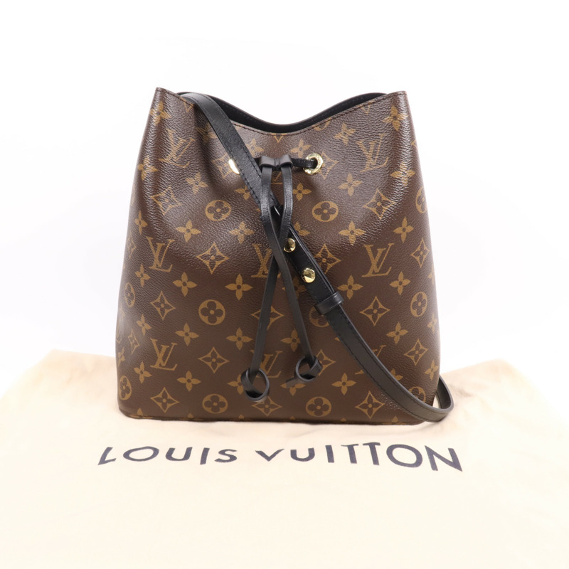 LOUIS VUITTON Monogram Neo Noe MM金扣肩背袋-6