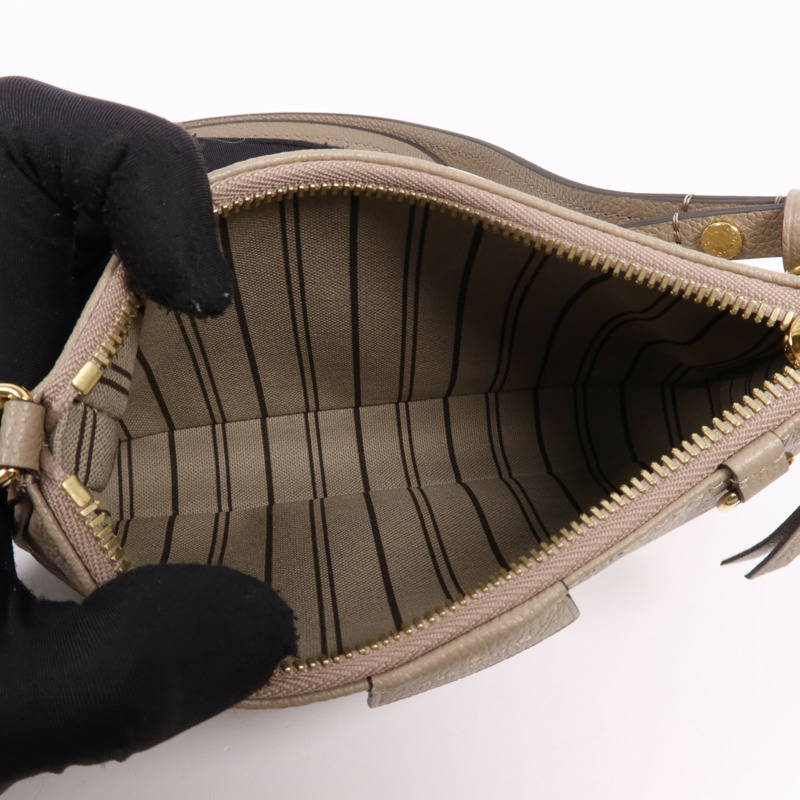 LOUIS VUITTON Monogram Empreinte Easy Pouch On Strap金扣肩背袋-4