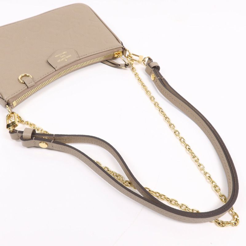 LOUIS VUITTON Monogram Empreinte Easy Pouch On Strap金扣肩背袋-5