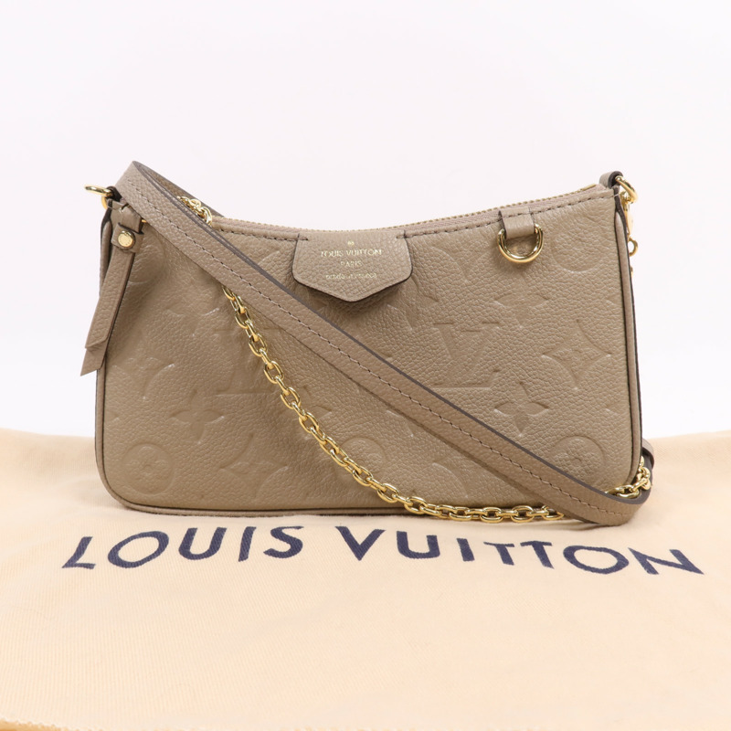 LOUIS VUITTON Monogram Empreinte Easy Pouch On Strap金扣肩背袋-6