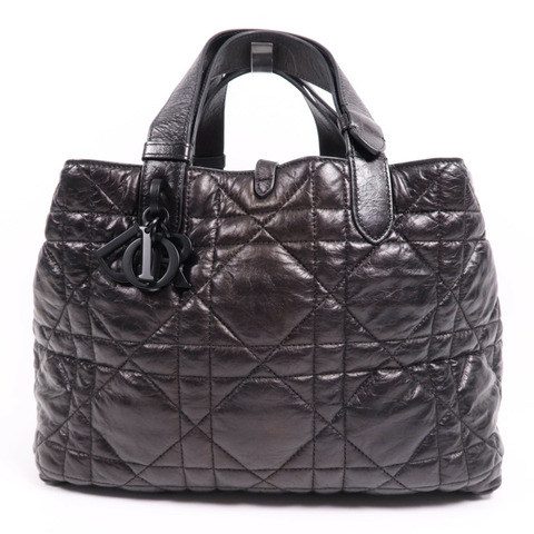 Dior 牛皮皮革Toujours Medium金扣手挽袋