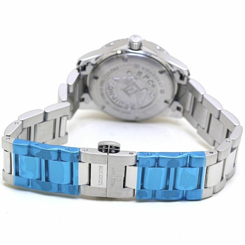 浪琴錶 Conquest L3.258.0.88.6 白色錶殼 11 顆鑽石錶圈女錶，不鏽鋼材質，40169-3