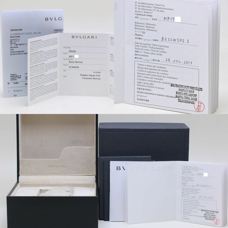 寶格麗 B.zero1 BZ22WSDS BZ22S 女士腕錶，鑲鑽錶圈，小號，不鏽鋼，40174-8