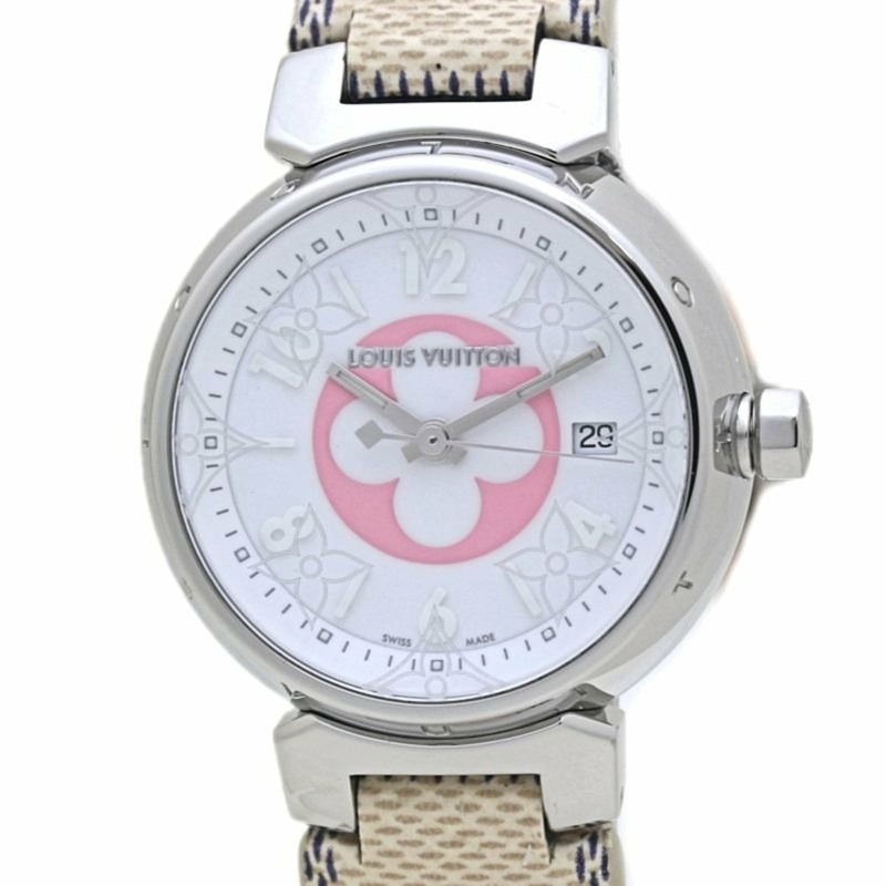 路易威登 Tambour PM Azur 28mm QA007Z 日本限定款女錶 40162-0