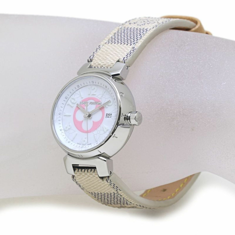 路易威登 Tambour PM Azur 28mm QA007Z 日本限定款女錶 40162-1