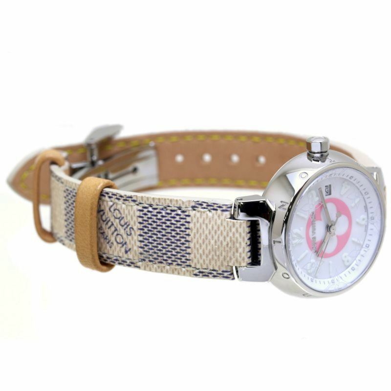 路易威登 Tambour PM Azur 28mm QA007Z 日本限定款女錶 40162-3