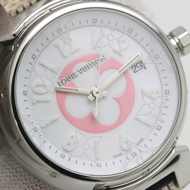 路易威登 Tambour PM Azur 28mm QA007Z 日本限定款女錶 40162-4