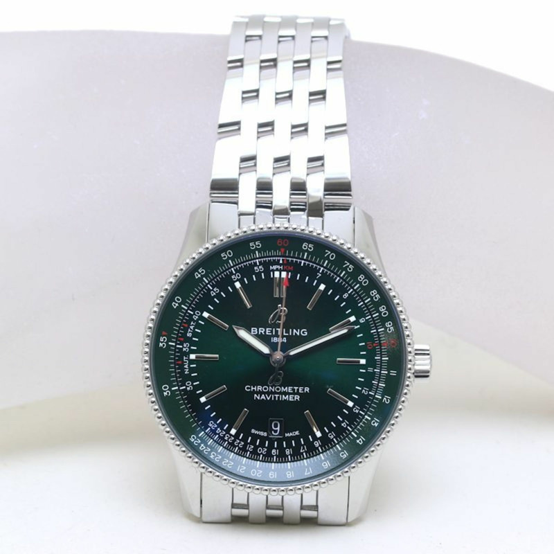 百年靈 Navitimer 自動腕錶 41 A17326361L1A1 A17326 男錶，不鏽鋼材質，40177-1