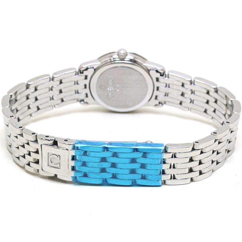 歐米茄碟飛系列尊貴鑲鑽錶圈女士精鋼腕錶 4575.71.00 40161-2