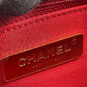 ＊奢華大道國際精品＊【CH0713】CHANEL 黑色羊皮金釦19系列口蓋兩用包 AS1160-5