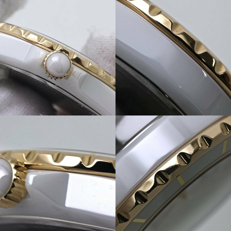 香奈兒 J12 白色陶瓷腕錶，鑲嵌 11 顆鑽石，配 PG 錶圈 (H2180) - 男士腕錶，18K 金 (40180)-6