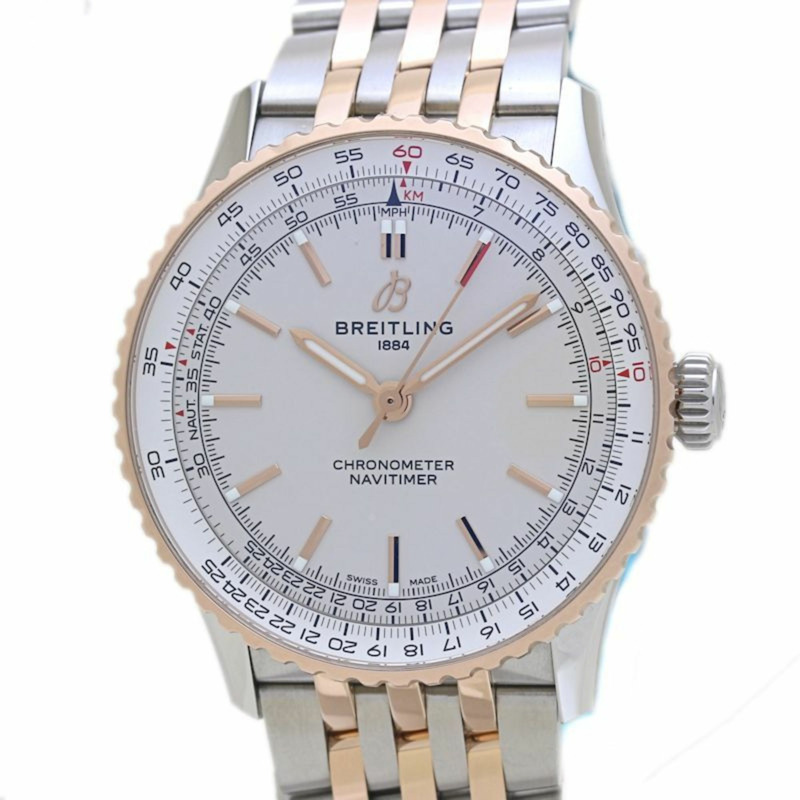 百年靈 Navitimer 自動腕錶 41 U17329F41G1U1 U17329 男錶 18KRG 40176-0