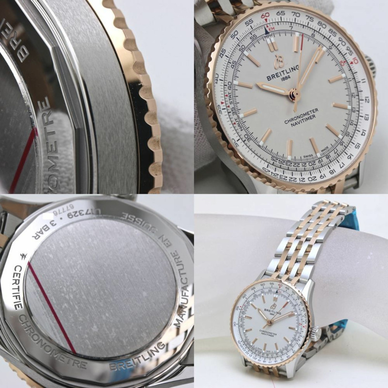 百年靈 Navitimer 自動腕錶 41 U17329F41G1U1 U17329 男錶 18KRG 40176-5