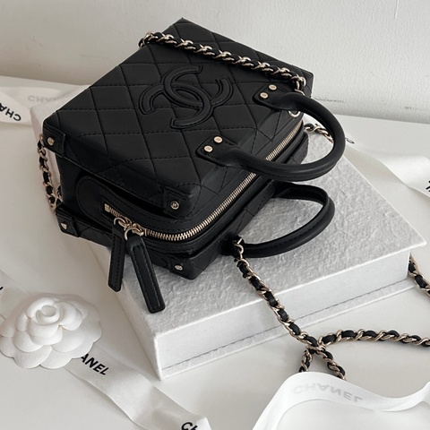 半價折扣 Chanel vanity case 空姐包 大logo 盒子包