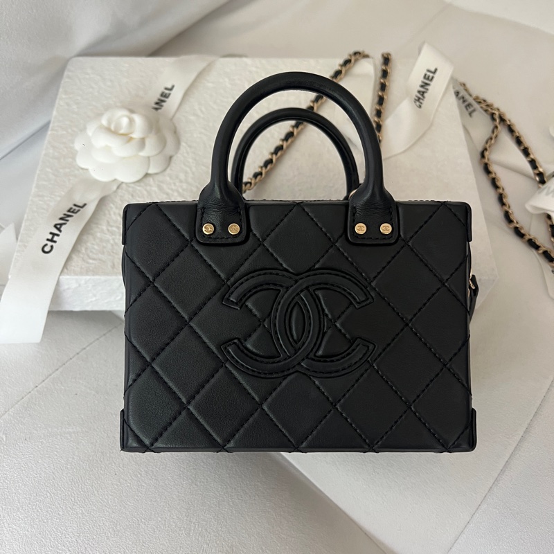 半價折扣 Chanel vanity case 空姐包 大logo 盒子包-1