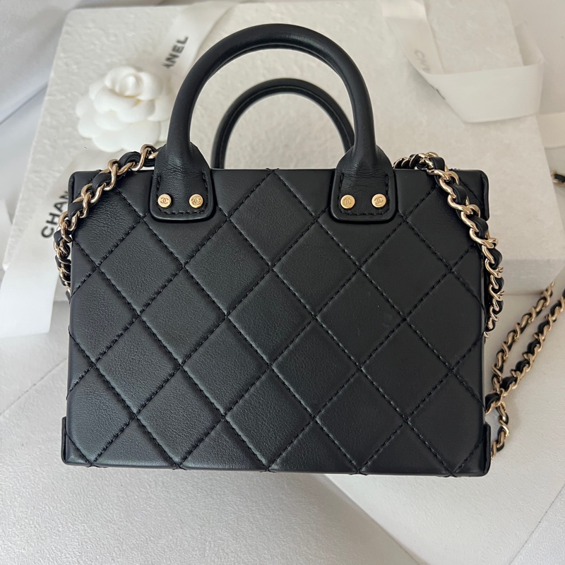 半價折扣 Chanel vanity case 空姐包 大logo 盒子包-3