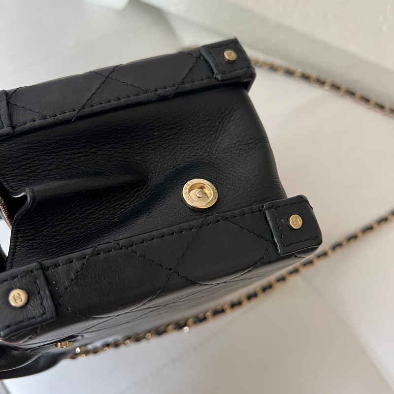 半價折扣 Chanel vanity case 空姐包 大logo 盒子包-13