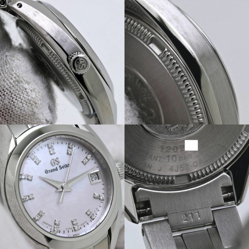 精工 Grand Seiko STGF277 4J52-0AC0 粉紅錶盤鑲鑽刻度女錶 不鏽鋼 40170-6